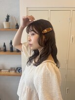 メルト 京橋店(melt)&nbsp;柔らかい顔周りパーマ風スタイリング