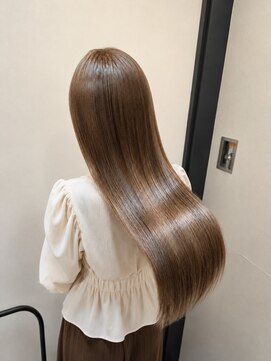 エイム ヘア リンク 長津田店(eim hair rink) 縮毛矯正/ストレートヘア/顔周りレイヤー/ロングヘア/長津田駅