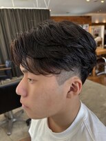 メンズカノエ 山口小郡店(Men's CANOE)&nbsp;フェザーパーマ　刈り上げショート