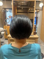 オレンジスターパッセージ 相模大野店(ORANGE STAR PASSAGE)&nbsp;丸みシルエットの黒髪大人ショートボブ