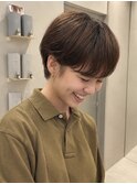 川崎くびれハンサムマッシュショートボブパーマカラー白髪染め