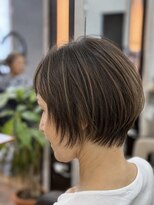 イングローブ ベイシア東金店(Ingrove) シルエットで魅せるショートボブ