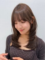 ポーチバイハニー オモテサンドウ(PORCH by HONEY omotesando)&nbsp;ミディアムヘア/グレージュ/くびれヘア