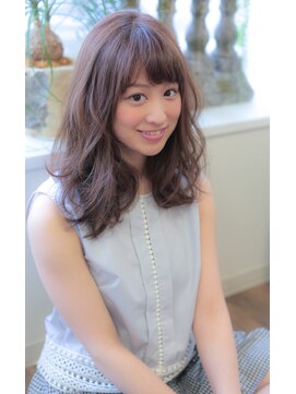 トイガーデン(Toi GARDEN) 【e-style GARDEN】甘めバングのニュアンスウェーブ♪♪