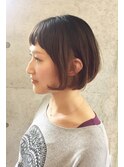ツヤツヤあごラインボブ