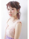 デザインカラー×ピンク×ヘアセット