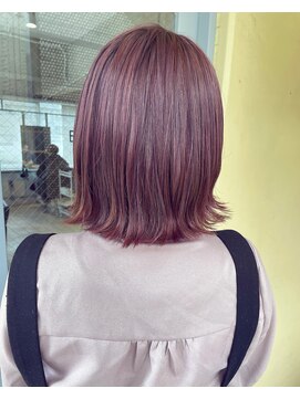 エンシー(ENCI) ピンクパープル/切りっぱなしボブ
