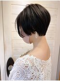 ［OCEAN Hair&Life 水田成美］スッキリ前髪なしショートスタイル