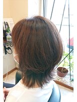 ヘアメイク イアラ 野田(hair make iara)&nbsp;外ハネ　ミディアム