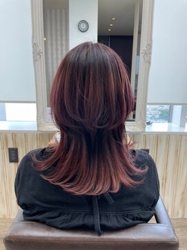ウィスプヘアー(wisp HAIR) #イルミナカラー #レッド系 #大宮
