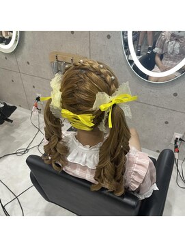 ヘア サロン クラン 東心斎橋店(hair salon clan) レースアップツイン