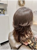 白髪ぼかしハイライトスタイル
