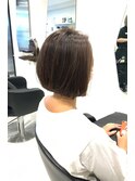 髪質改善/切りっぱなしボブ/美髪/30代40代/［人形町］