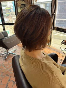 ロッソバイアルター 鎌取(ROSSO by aL-ter) ☆ グレージュカラー/ボブウルフ/ココアベージュ☆  中山実