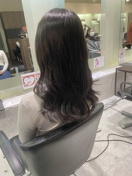 リー 尼崎(Lee) つや髪グレージュブルー