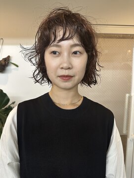 ガタカ(GATTACA) layer bob perm.