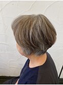【レモーリア】お客様スタイル　大人ホイルカラーショート