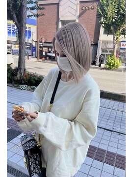 ソウィ(sowi) ケアブリーチカラーダブルカラーホワイトピンクベージュカラー