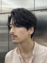 レタッチバイフィフス(RETOUCH by fifth)&nbsp;大人毛流れセンターパート緩めニュアンスパーマ