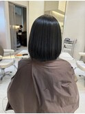 地毛を育てるうるつやストレート