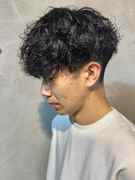 ニアウ 高崎店(Niau) シャドウパーマメンズパーママッシュ群馬高崎パーマメンズ眉毛