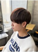 20代30代40代フェザーパーマ刈り上げマッシュ