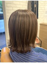 ヘア アンド フェイス みかん&nbsp;オシャレハイライトカラー