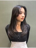 仙台髪質改善縮毛矯正レイヤーカット前髪韓国学割姫カット