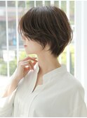 大人可愛いマッシュショートボブ20代30代40代50代