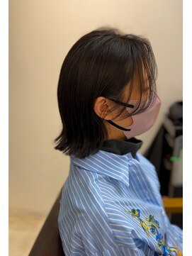 エレノア 自由が丘店(Eleanor) 切りっぱなしボブ×顔回りのニュアンス似合わせ♪