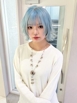 キオクエコ(KIOX eko) レイヤーカット/ブルーカラー/