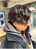 ツイストスパイラルパーマ／メンズカット／メンズパーマ