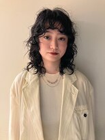 リビング 津田沼(LIVING) レイヤーパーマ 20代30代/顔まわりレイヤー/透明感カラー