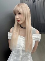 ペレ アネックス 大阪梅田茶屋町店(PELE ANNEX)&nbsp;くびれヘア/アプリコットオレンジ/夏のヘアアレンジ/梅田