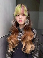 アルバム 渋谷パルコ(ALBUM) おくれ毛前髪カットデザインカラー顔周りレイヤー_ba558662
