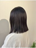 シンプルなのに垢抜ける！ミニマルな切りっぱなしボブ