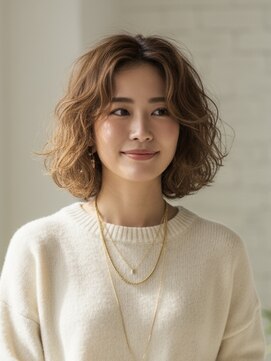 ビュートリアム265(BEAUTRIUM 265) #20代30代ニュアンスゆるふわウェーブパーマボブパーマ銀座