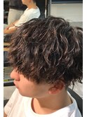 波巻きパーマ