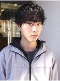 垢抜けた雰囲気のマッシュ×スパイラルパーマ/ルーズパーマ