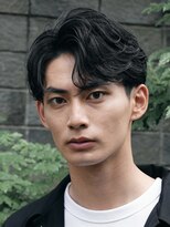 レタッチバイフィフス(RETOUCH by fifth)&nbsp;センターパートニュアンスパーマワンカールパーマ韓国コンマヘア