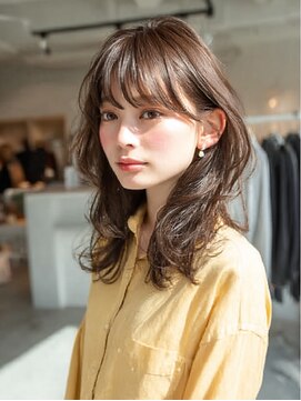 ダル 渋谷/表参道(DAL.) レイヤーカット髪質改善カラー透明感カラー顔まわりカット