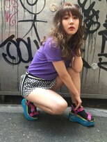 シックス バイ インク 渋谷(SIX by INK.)&nbsp;ダークブルー/デジタルパーマ/ワンホンレイヤー[渋谷]
