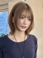 アンカーバイナチュラル(anchor by natural)&nbsp;韓国風/レイヤー/前髪カット/オリーブ/透明感/ハッシュカット