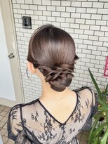 フェリーチェ 六本木店(Felice)&nbsp;シニヨン アップスタイル 参列ヘア お呼ばれヘア 和装ヘア