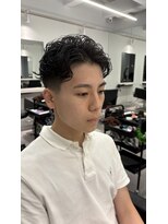 パーク バイ クリーム 大宮(PARK by CREAM) 【テーパーフェード×短めラルフカール】