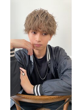 キャンバス バイ ネオリーブ 横浜西口(Canvas by neo.) 横浜★ケアブリーチのミルクティーブラウン