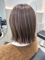 グラムヘアー(GLAM HAIR)&nbsp;ハイライトぱっつんボブ
