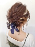 【ruf  hair design】スカーフアレンジ