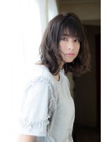 ティファ 二子玉川(Tiffa) デジタルパーマジェンダーレスとろみ厚めバングミディ☆