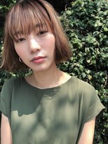 【mee.】ハセガワヒトシ　　大人オシャレベージュミニボブ